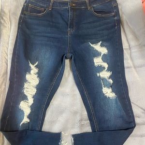 VVVGUC WILD FABLE JEANS SZ 16 STRETCH